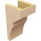Ekena Millwork 5"W x 5"D x 10"H Wide Monterey Rough Cedar Woodgrain TimberThane Corbel, Primed Tan CORUR05X05X10MONRCPR - alternate 3